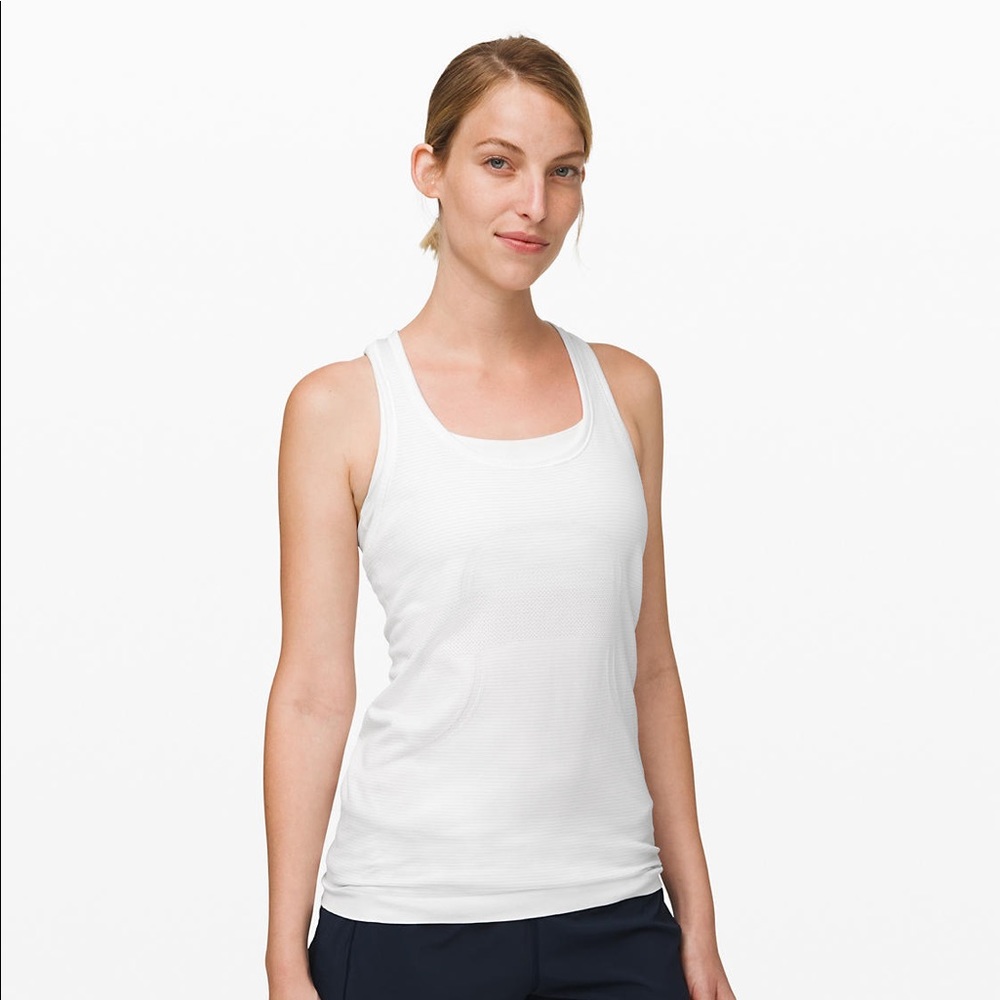 Lululemon White Swiftly Tech Racerback (Size 12)